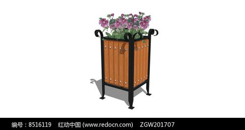 花架木容器